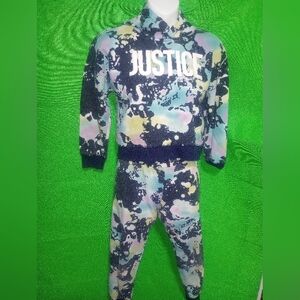 Justice Kids' Multicolor Splash Sweatpants